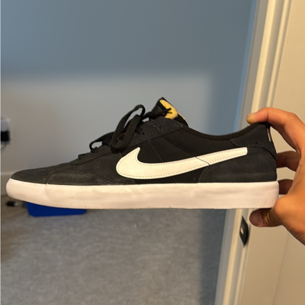 Nike Black and White High-Top Sneakers